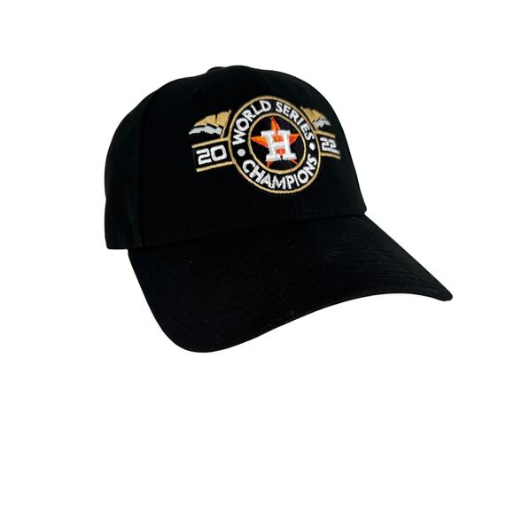 Houston Astros 2022 World Series Champions Black New Era 9FORTY Cap - Picture 1 of 5